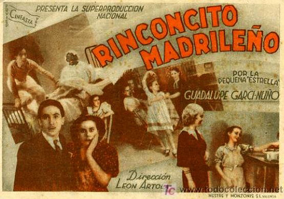 Cartel de la película 'Rinconcito madrileño' (www.todocoleccion.net)