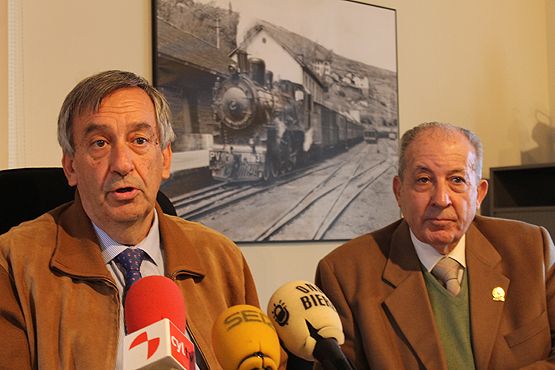 El presidente de la Federación Española de las Asociaciones de Amigos del Ferrocarril, Jesús Vigil 