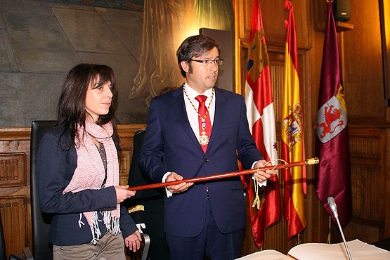 Emilio Orejas toma posesión de la Presidencia de la Diputación de León en sustitución de Marcos Martínez (Peio García / ICAL )