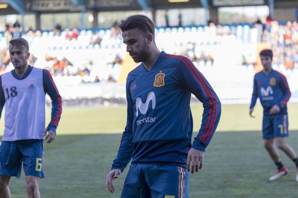 Partido España Sub 21 en Ponferrada 2018