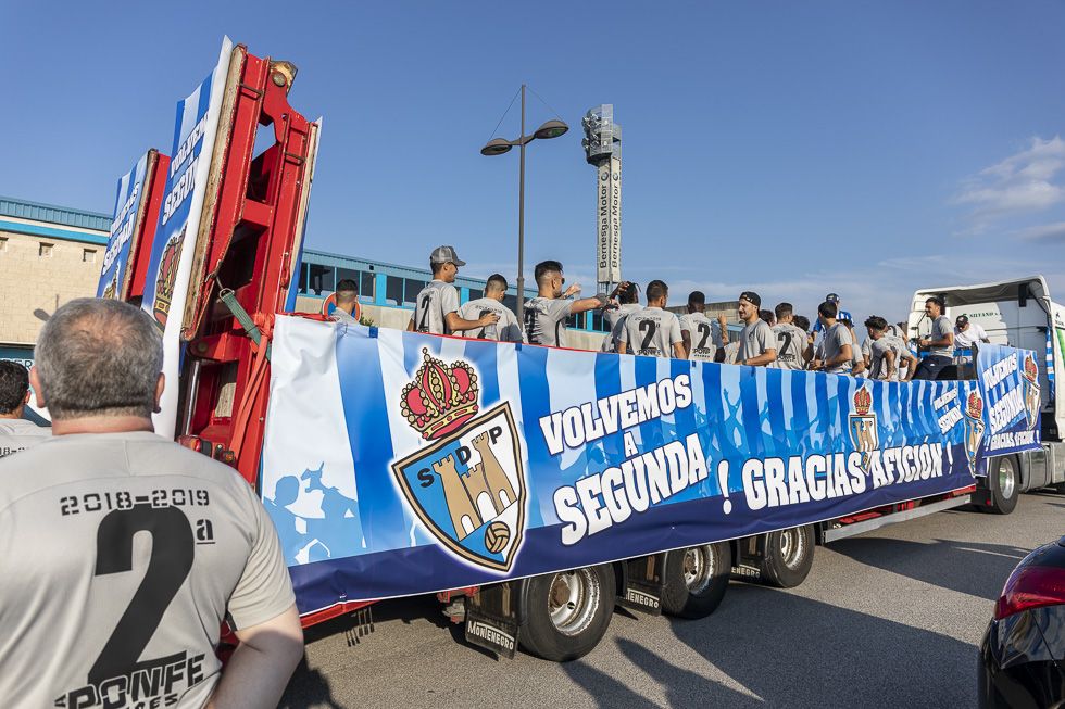 Celebración Ascenso Ponferradina 2019