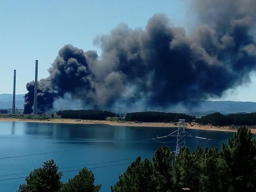 Incendio  en Compostilla