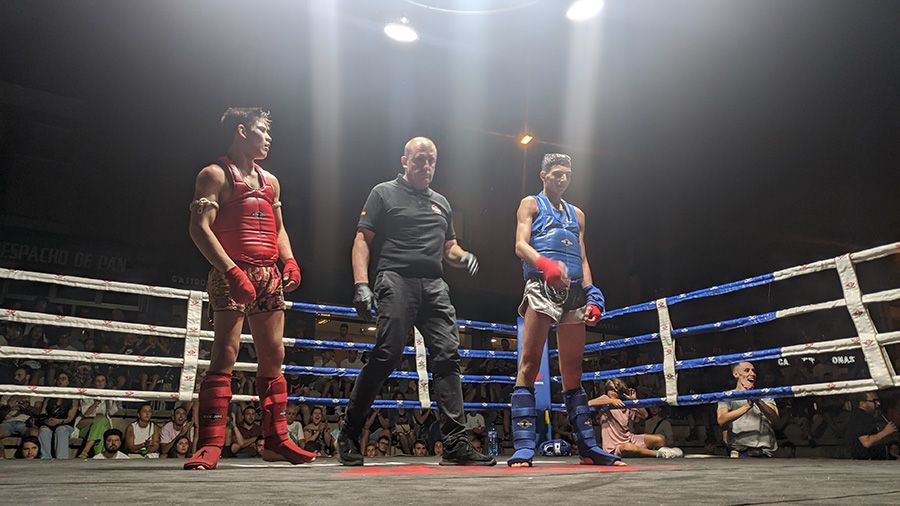 Exhibición kickboxing