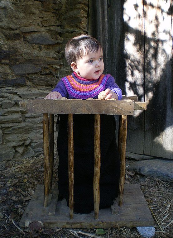  Carreto utilizado para poner a los niños utilizado en la comarca de La Cabrera