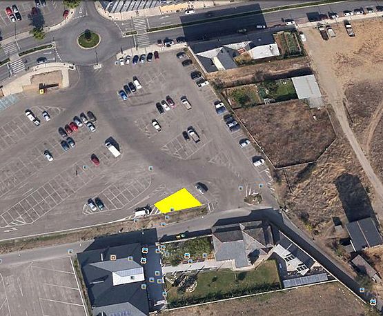 Imagen del Google aportada por Radio Taxi sobre el punto exacto de la parada