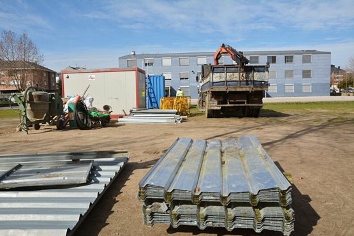Imagen de las obras en el Virgen de la Encina