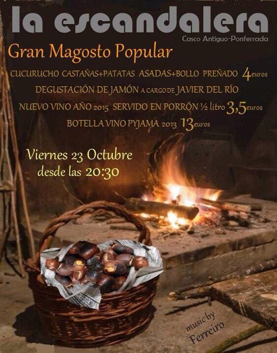 Cartel Escandalera Magosto