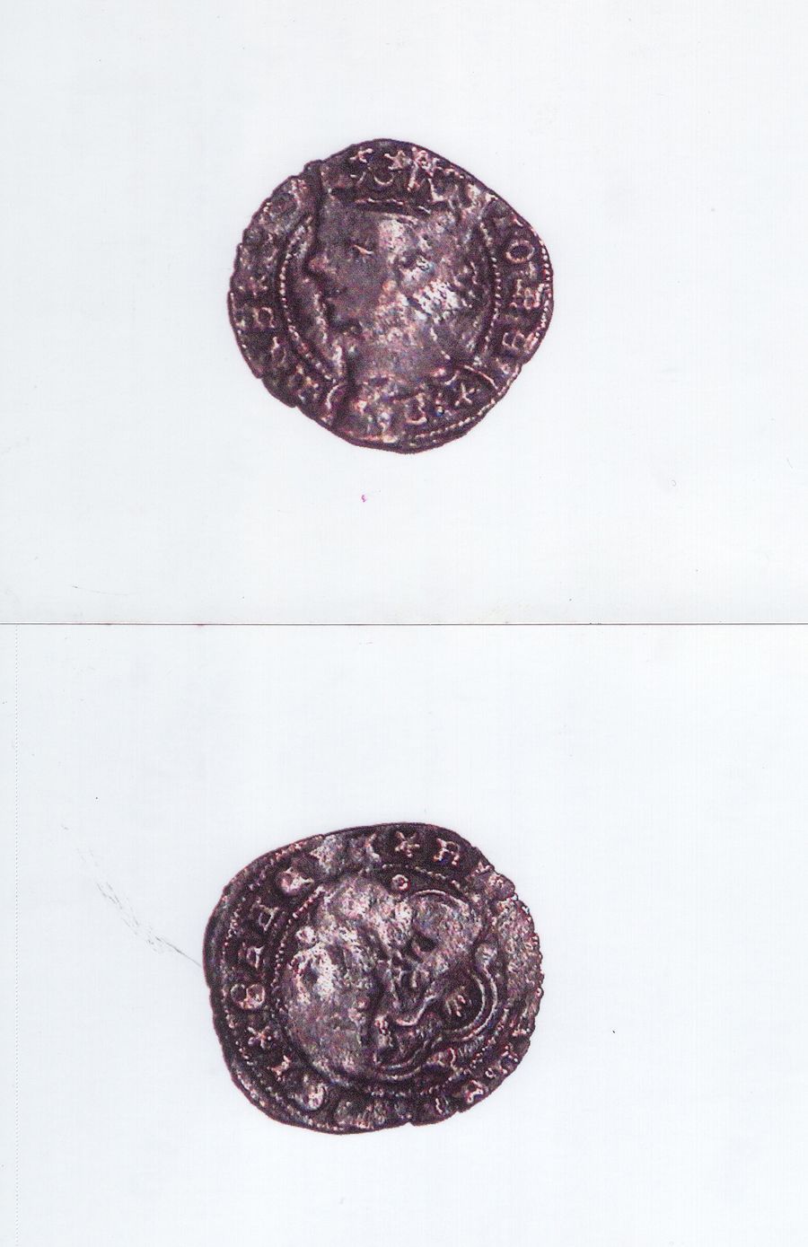 Monedas medievales procedentes de la necrópolis judía de Bembibre. (Archivo Manuel I. Olano)