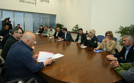 Reunión en Ponferrada de la ‘Mesa de la Energía’, para analizar la situación del sector minero y su repercusión (César Sánchez).