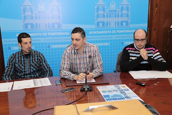 Miro Rodrñiguez, Roberto Meno y Juan Carlos Abad en la presentación de la prueba 