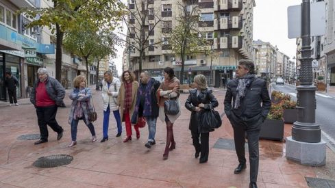 Visita Consejera Pilar Del Olmo Calle Camino de Santiago Ponferrada 2018 635_1