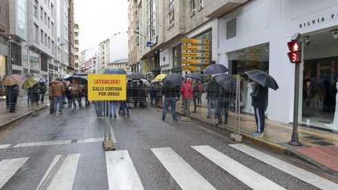 Manifestacion Coerciantes Obras Camino de Santiago Ponferrada 2018 635_2
