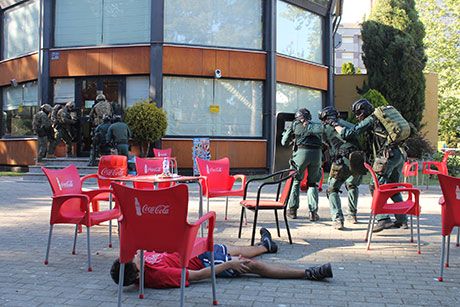 simulacro ataque terrorista Ponferrada