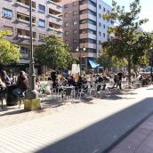 Terrazas calor Ponferrada Bierzo 