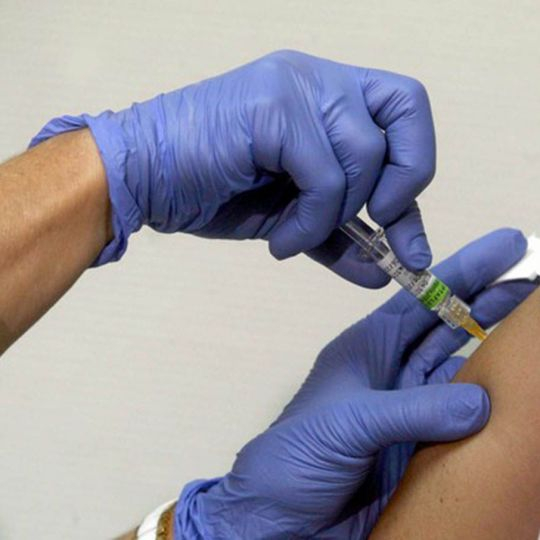 Imagen de la vacuna de la gripe Imagen de la vacuna de la gripe