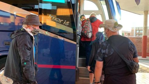 autobus camino santiago