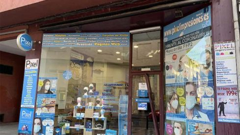 mascarillas pixel impresiones