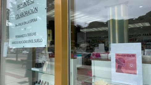mascarillas farmacias