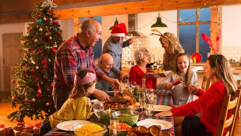 reunion familiar navidad