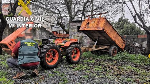 Foto archivo de un tractor 