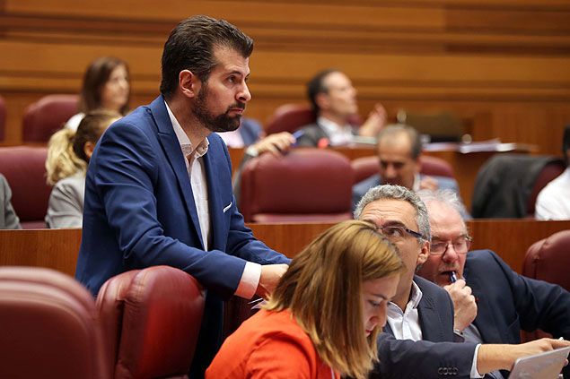 El portavoz socialista Luis Tudanca 