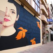 Mural de Nevenka en Ponferrada