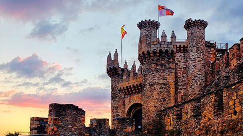 castillo templarios traveler alamy