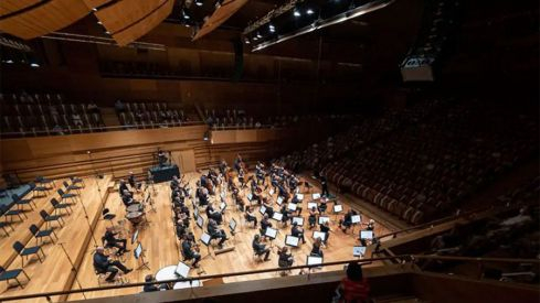 La orquesta Sinfónica, Oscyl Joven, en una de sus actuaciones