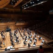 La orquesta Sinfónica, Oscyl Joven, en una de sus actuaciones
