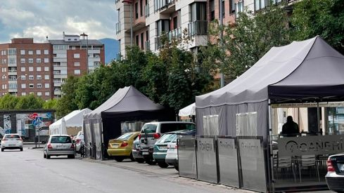 Imagen de terrazas en Ponferrada