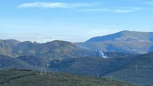 Incendio en Médulas