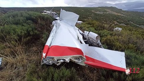 Localizada en la zona de Porto de Sanabria (Zamora) la avioneta desaparecida el pasado miércoles