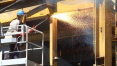 Inicio del desmantelamiento de la central térmica de Compostilla en Cubillos del Sil