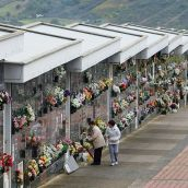 Cementerio de Ponferrada en el Día de Todos los Santos 
