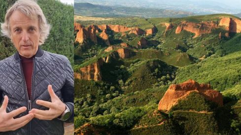 Jesús Calleja presume del "oro puro" de Las Médulas