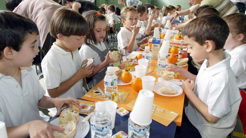 Leticia Pérez / ICAL . Comedor escolar en uno de los colegios de la comunidad