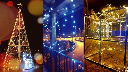 tremor abajo iluminacion navidad