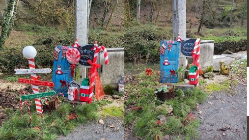 robo decoracion navideña en san clemente de valdueza 2