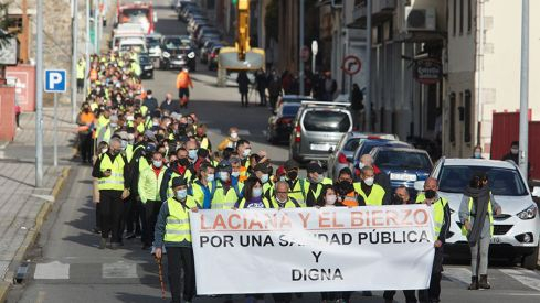Marcha Blanca por la Sanidad de Laciana y El Bierzo