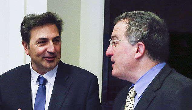 Alejandro García Nistal junto al alcalde de Astorga, Arsenio García