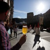 Calor durante la procesión Santo Entierro y Desenclavo Ponferrada