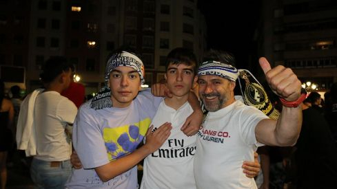 Celebración Champions 