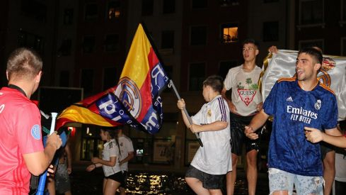 Celebración Champions 