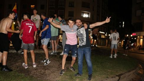 Celebración Champions 