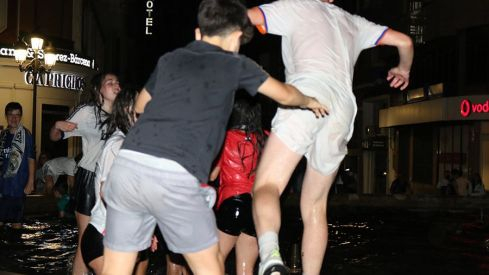 Celebración Champions 