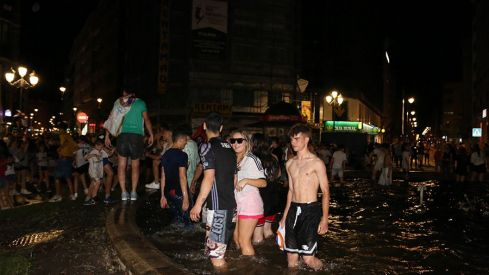 Celebración Champions 