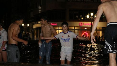 Celebración Champions 