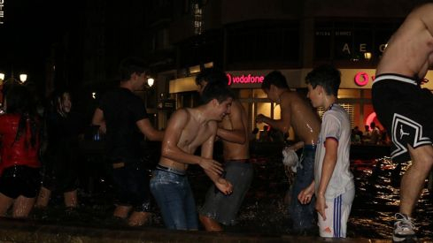 Celebración Champions 