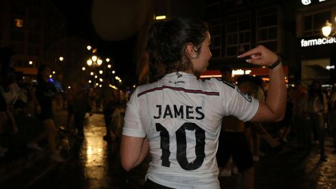 Celebración Champions 