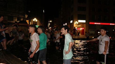 Celebración Champions 